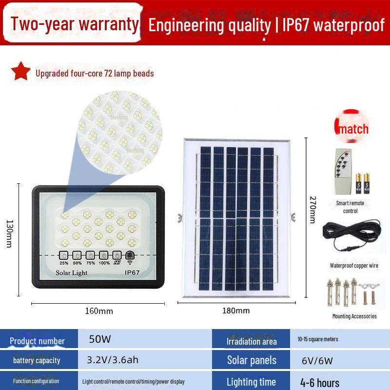 Diyiming Hochleistungs-Wasserdichtes Solarlicht für Innen- & Außenbereich