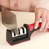 Knife Sharpener Whetstone Sharpening Professional Multi-function 3 Stages Ceramic Sharpener for Kitchen Knife with Non-slip Base