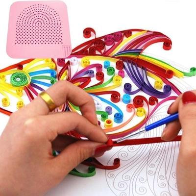 Handgjord Pappersvikning Hantverk Rutnät Guide Papper Quilling Handgjort Hantverk DIY Papper Quilling Verktyg DIY Hantverksverktyg