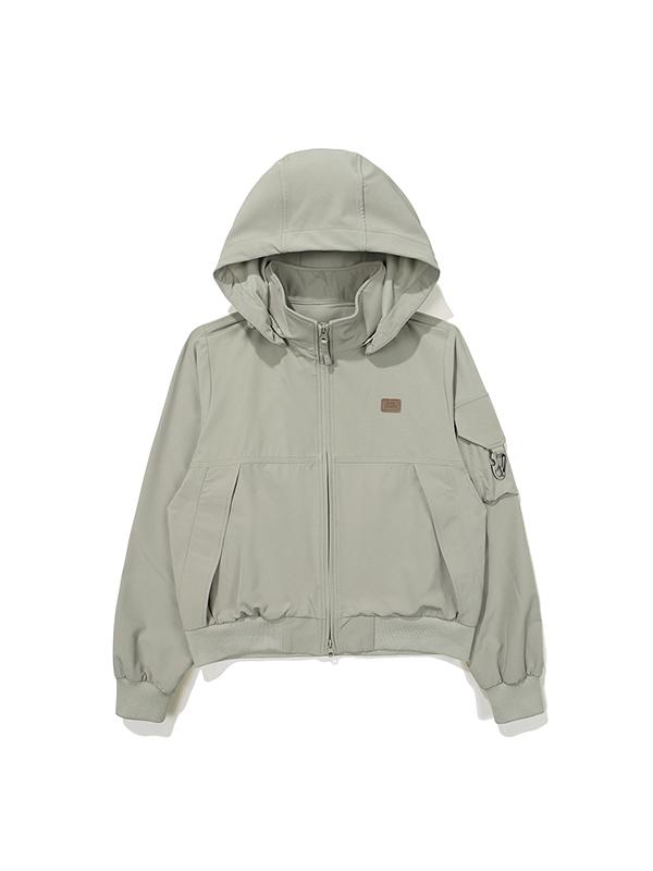 Bbc Earth Stretch Brush Hoodie Detachable Jacket_Olive