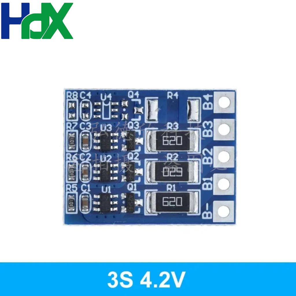 3-8 String 18650 Lithium Battery Passive Balancing Board for Ternary and Polymer Battery Charging.