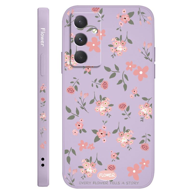 

Floral Scent Phone Case For Samsung Galaxy A37 A57 Liquid Silicone Cover Samsung A57