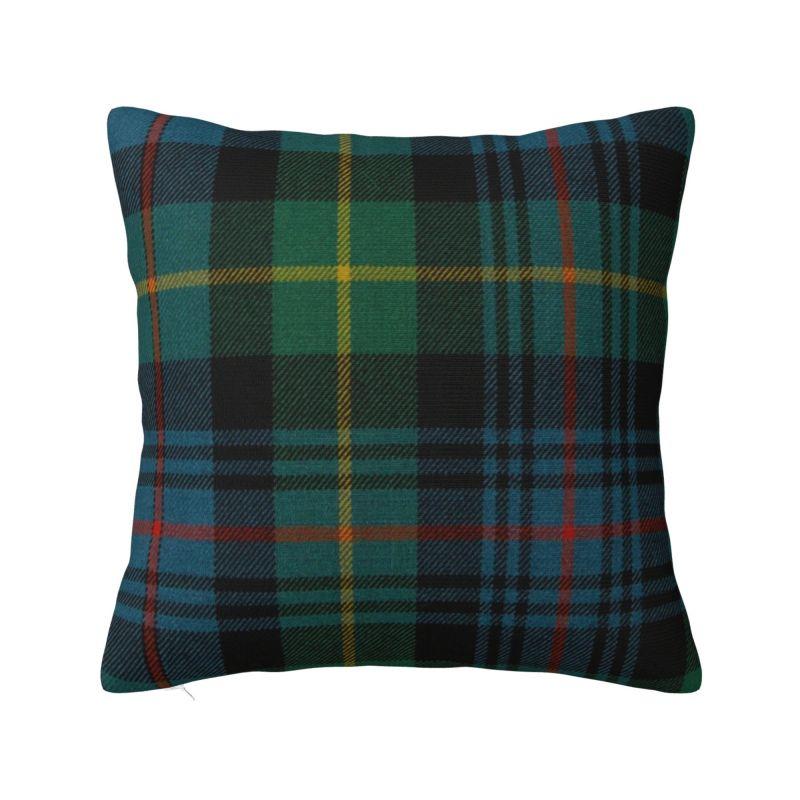 Black Watch Scottish Tartan Plaid Cushion Covers 40x40cm Polyester Throw Pillow for Car Square Pillowcase Home Decorative