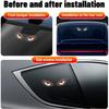 2pcs Solar Demon Eye LED Car Window Light, Wireless No Drill, Waterproof, Animated Devil LED Eyes Light for Car Windshield