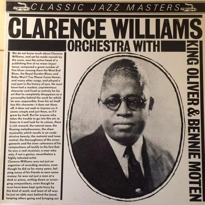 LP Record CLARENCE WILLIAMS  HIS ORCHESTRA  Clarence Williams Orchestra With Ki CJM88510 Classic Jazz Ma 1983 Holland Jazz Used