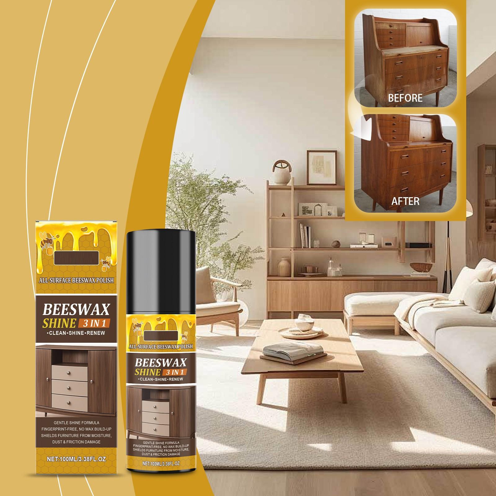 

Полироль для мебели из пчелиного воска Полировка Уход Царапины Уход за мебелью Спрей 100 мл One Size