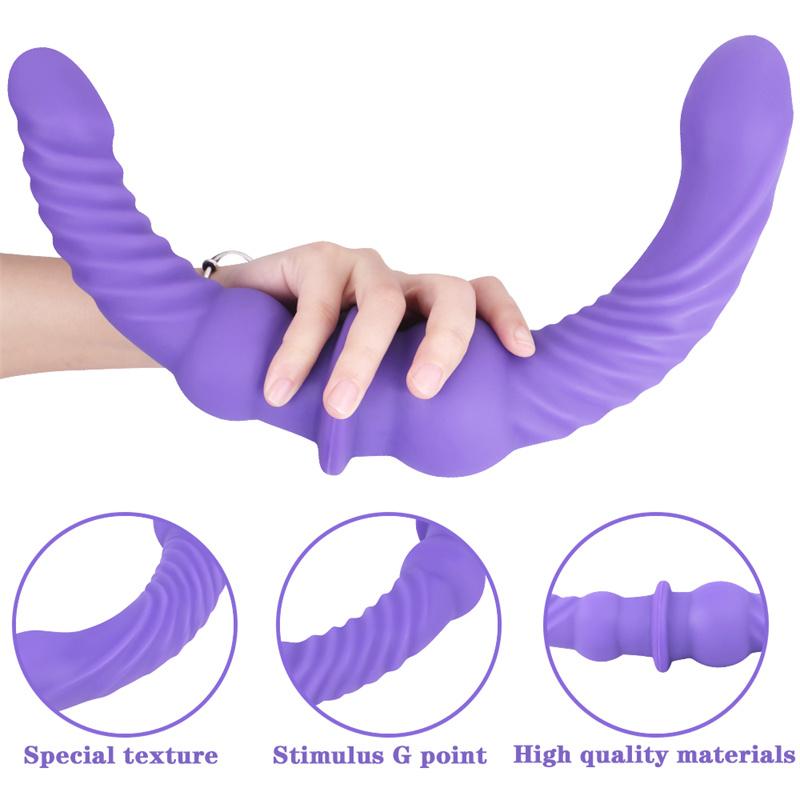 H48 Biyi Shuangfei Liquid Silicone Double Same Sex Penis SM Sex Products