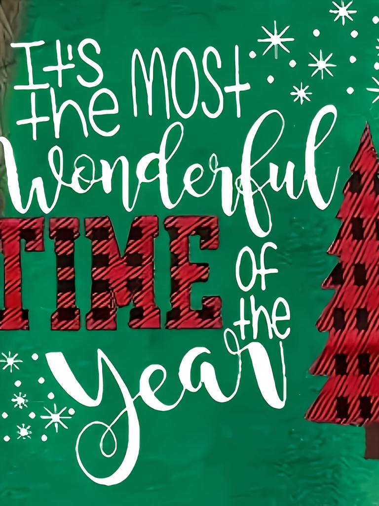 Übergröße Damen Weihnachten Freizeit Oberteile Bedruckte Schulter Langarm Oberteile