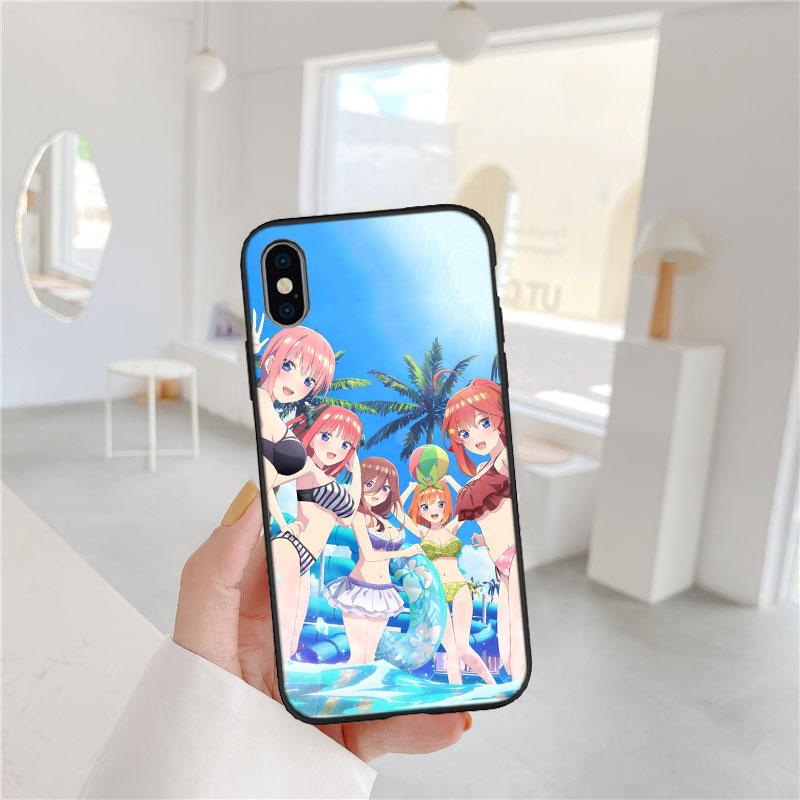 CJ78 Miku Nino Itsuki Nakano Soft Shell Phone Case for iPhone SE X XS XR 11 16E 17 Pro Max Air 8 7 6 6s Plus