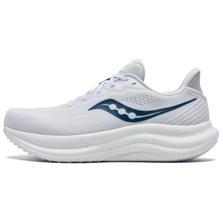 SAUCONY Triumph 23 Hare Ho Comfortable Versatile Running Shoes Unisex Running Shoes White Blue S31023-558