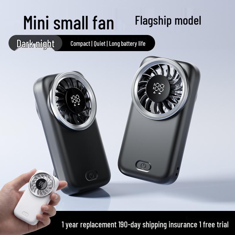High-Speed Portable Pocket Fan: Rechargeable USB Mini Outdoor Handheld Fan
