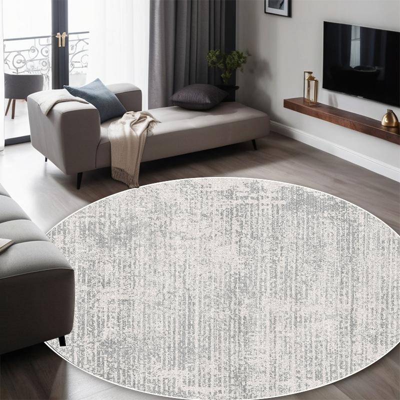 Teppich im europäischen Stil mit geometrischer Rundung für Wohnzimmer, Schlafzimmerdekoration, rutschfeste Teppiche, Lounge, Balkon, Kaffeetisch, Bodenmatte