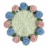 Handwoven Flower Bouquet Coasters Washable Coffee Table Cupmat Crochet Coasters  Office Decor