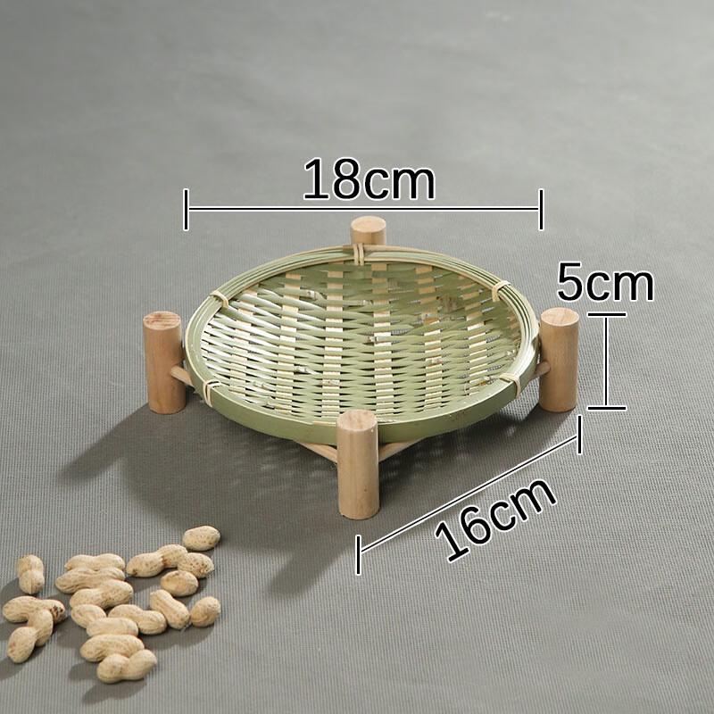 Handgeflochtener Bambus-Obst- & Snackkorb