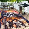1PC German Rams Print Rug - home decoration Carpet For Living Room Bedroom Flooring Computer Chair Area Rug