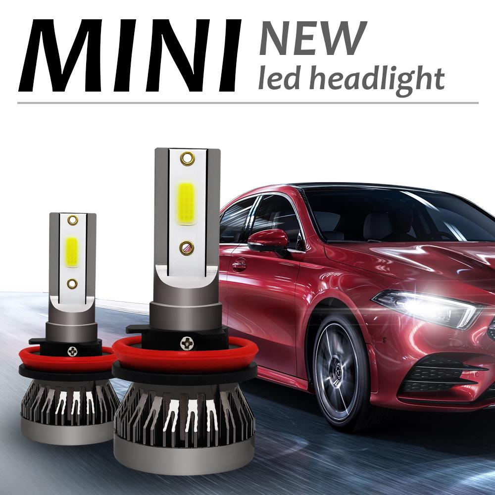 Buy 2X Mini 55W Xenon HID Headlight Bulbs Lamp Kit Full Aluminum Body H1 H4 H7 H8 H9 H10 H11