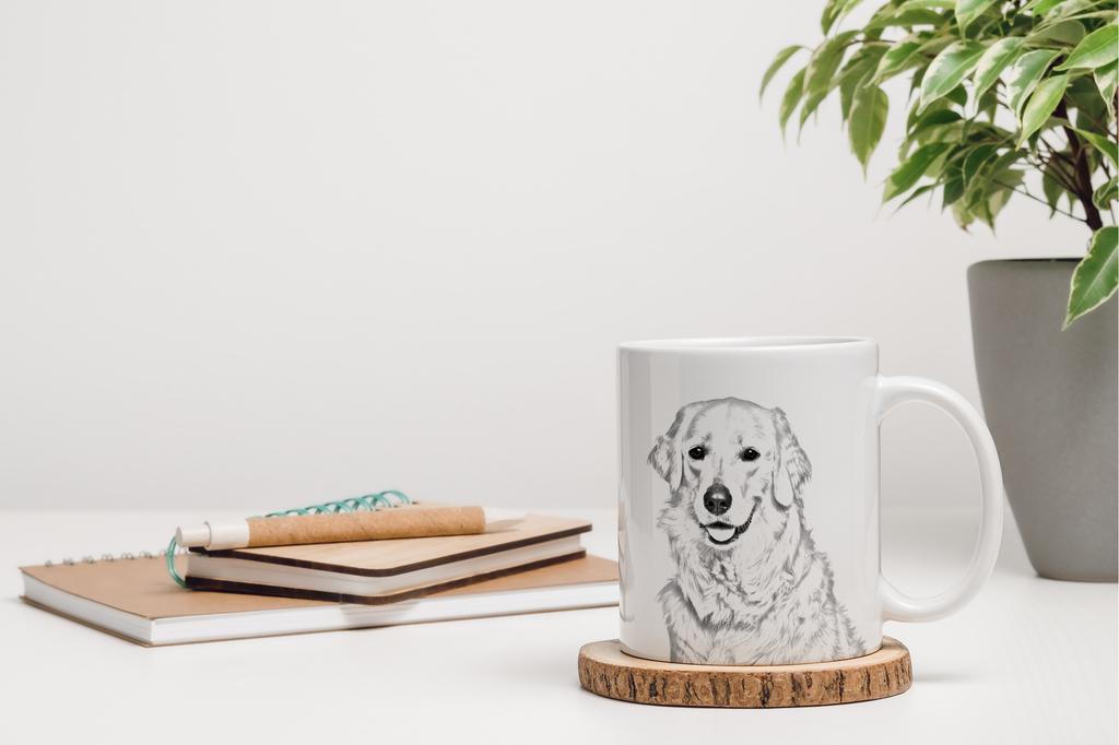 Kuvasz - Cup with a Dog, Personalized Cup with a Print, a Classic Gift for Everyone from the Art-Dog Brand