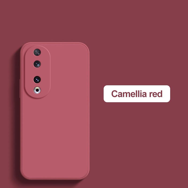 Für Honor 90 Pro Honor90 Pro Hülle Quadratische Flüssigsilikon Weiche Hülle Für Honor 90 Pro Honor90 90Pro 5G Stoßfeste Handyhülle