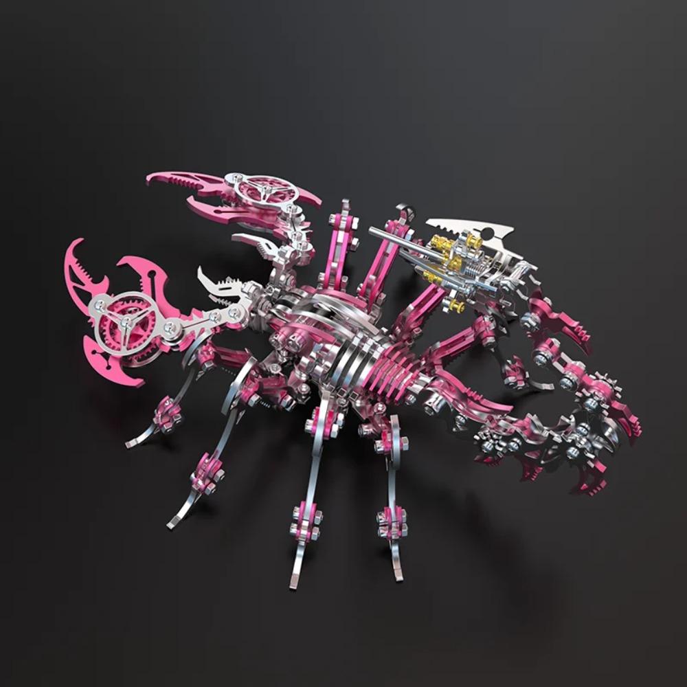 3D Assembly Kit Gifts for Children Anti-Stress Metal Mechanical Insect Animal Puzzles Toys for Adults