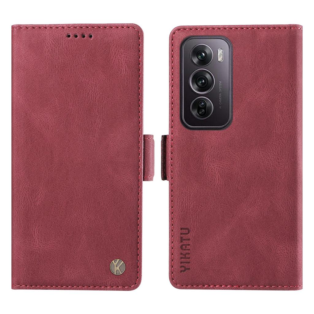 For Oppo Reno12 Pro 5G (Global)/(China) Phone Case Skin-Touch Leather Cover