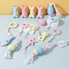 Durable TPR Teething Dog Toys for Golden Retrievers and Corgis - Bite-Resistant Cleaning Sticks and Balls