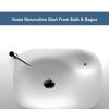 Push-Button Control Basin Drain Plug Bathroom Replacement Accessories  Easy Installation