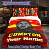 Personalized 3Pcs Bedding SetKendrick Lamar Custom Text Duvet Cover Pillowcase Set Bedroom Gift