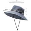 Pánská letní čepice s širokým okrajem, venkovní prodyšná čepice proti UV záření