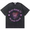 Washed Vintage Rapper Drake Take Care Album Graphic T Shirts Men Hip Hop Retro Tshirt Mens Fashion Casual Oversized Tee Shirt