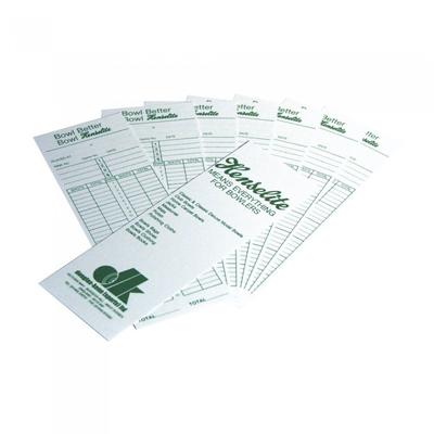 Henselite Bowls-Scorekarten (Packung mit 100)