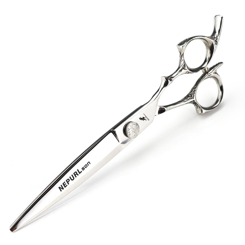7.0" Professional 440C Pet Hairdressing Scissors Straight Shears with Bag