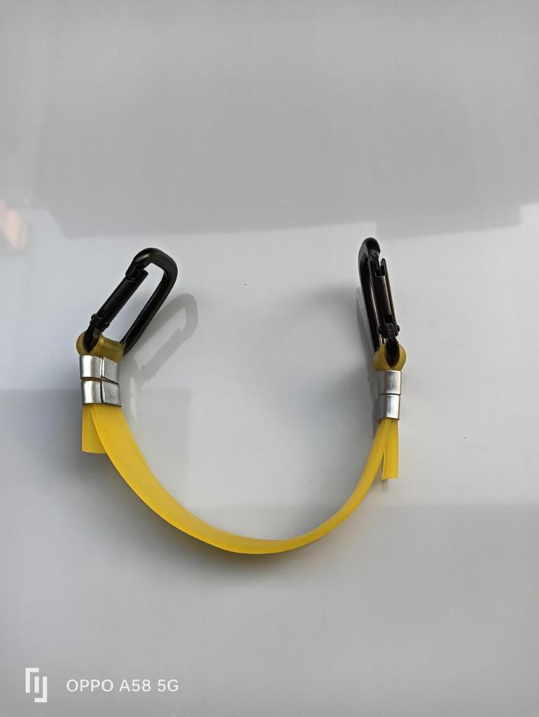 Elastic Ox Tendon Motorcycle Luggage Straps - Heavy-Duty Rubber Binding and Tightening Rope