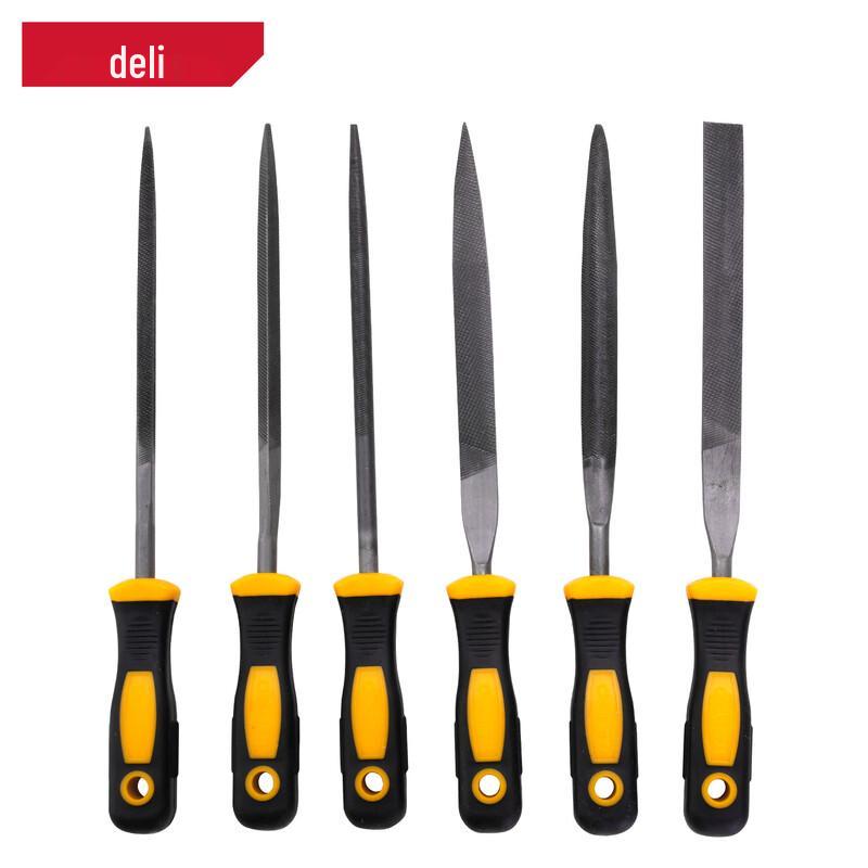 Deli Assorted File Set 6-piece Set 5x180mm