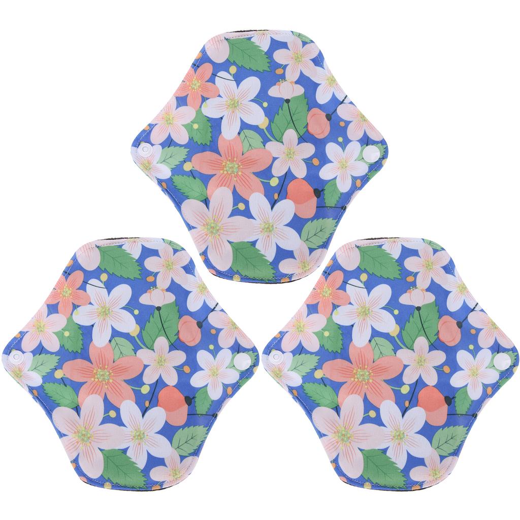 Washable Towels Sanitary 3pcs Cloth Reusable Sanitary Towels Pads Menstrual Absorbent Padsn46
