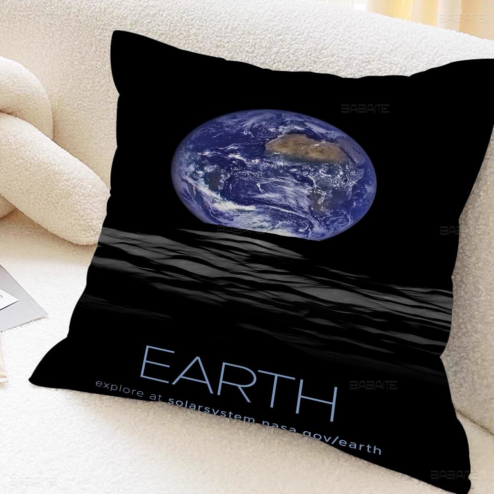 Space Planets Decorative Room Aesthetics Pillow Case Home Decor Bedroom Sofa Bed Couch Pillow Cover 45x45
