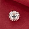 S925 Sterling Silver Ruyi Auspicious Cloud Spacer Beads for DIY Jewelry