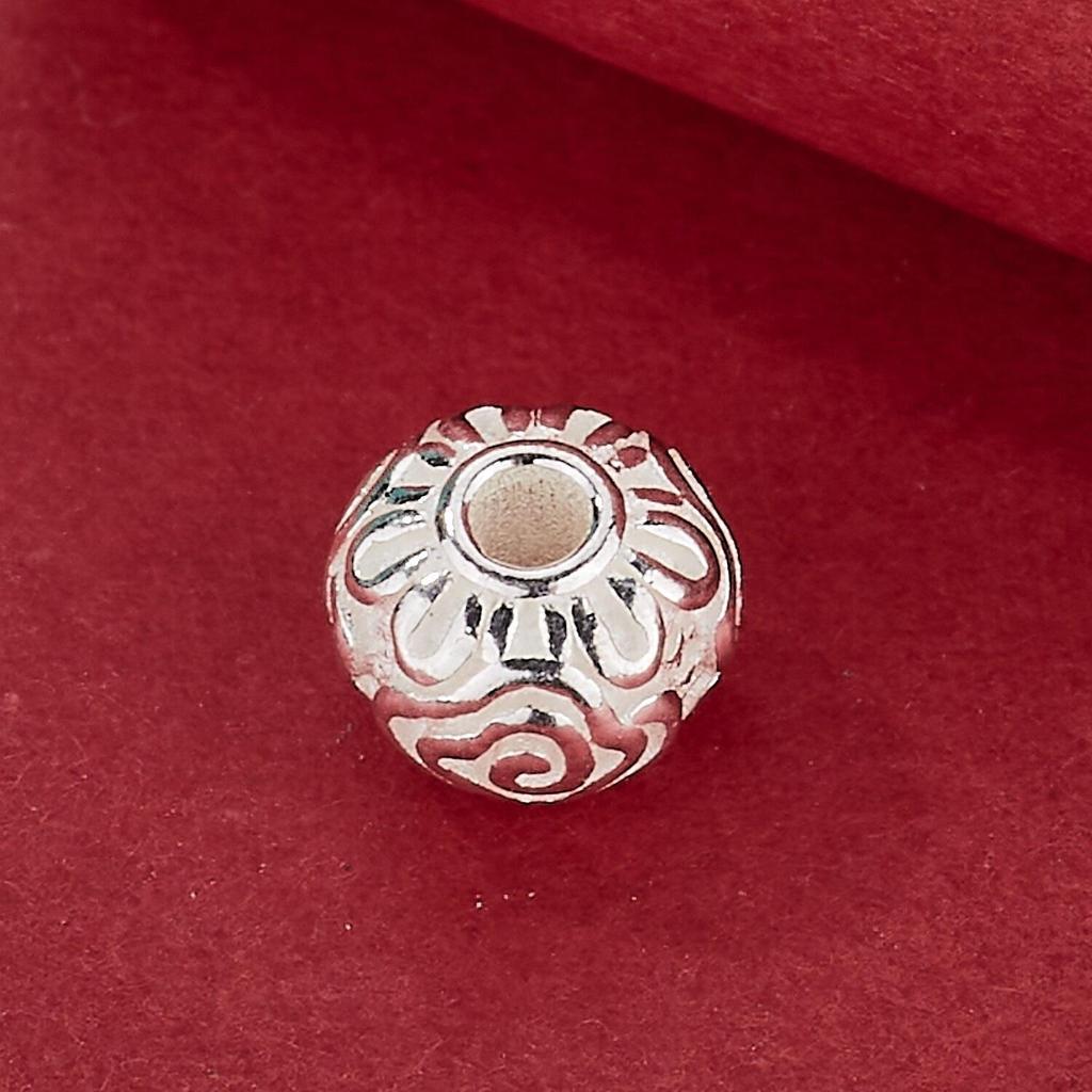 S925 Sterling Silver Ruyi Auspicious Cloud Spacer Beads for DIY Jewelry