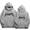 Stray Kids dominATE Death Metal Discography Hoodie,Stray Kids 2025 Stray Kids Full Song Tracklist with Metal Wing Frame, Oversized K‑Pop Fan Pullover
