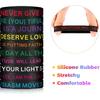 60 Pieces Motivational Quote Rubber Wristbands Colored pirational Silicone Bracelets Stretch Unisex Wristbands for Women Men Gifts, 20 Styles (Dark