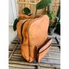Leather Goat Bag Backpack Rucksack Vintage Messenger Real Laptop Brown Bag.