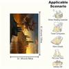 Hogwarts Castle Sunset Fantasy Art PrintBlanket Flannel Throw Blanket for Sofa, Bed, Travel, Camping, Office, Couch, Chair