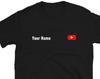 YouTube Personalisiertes Shirt - Youtuber Viraler Kanal Gaming Vlogger Benutzerdefiniertes Gamer T-Shirt | Kanalnamen hinzufügen | YouTube-Benutzernamen hinzufügen
