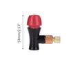 Bicycle Inflator Head Compatible For Presta Schrader Valve CO2 Pump Accessories