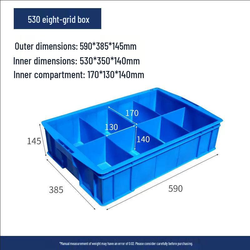 Plastic Multi-Compartment Tool Storage Box