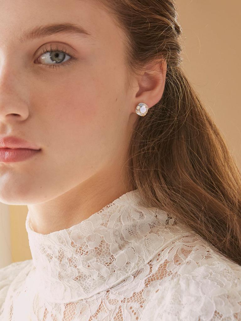 Of-Lavishe Bright Swarovski Crystal Earrings