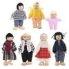 Handcrafted Wooden Family Puppets Jointed And Lifelike Ideal For Display Or Play