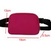Portable Running Waist Pack Fanny Unisex Small Purse Water Resistant Fashionable Hip Bag for