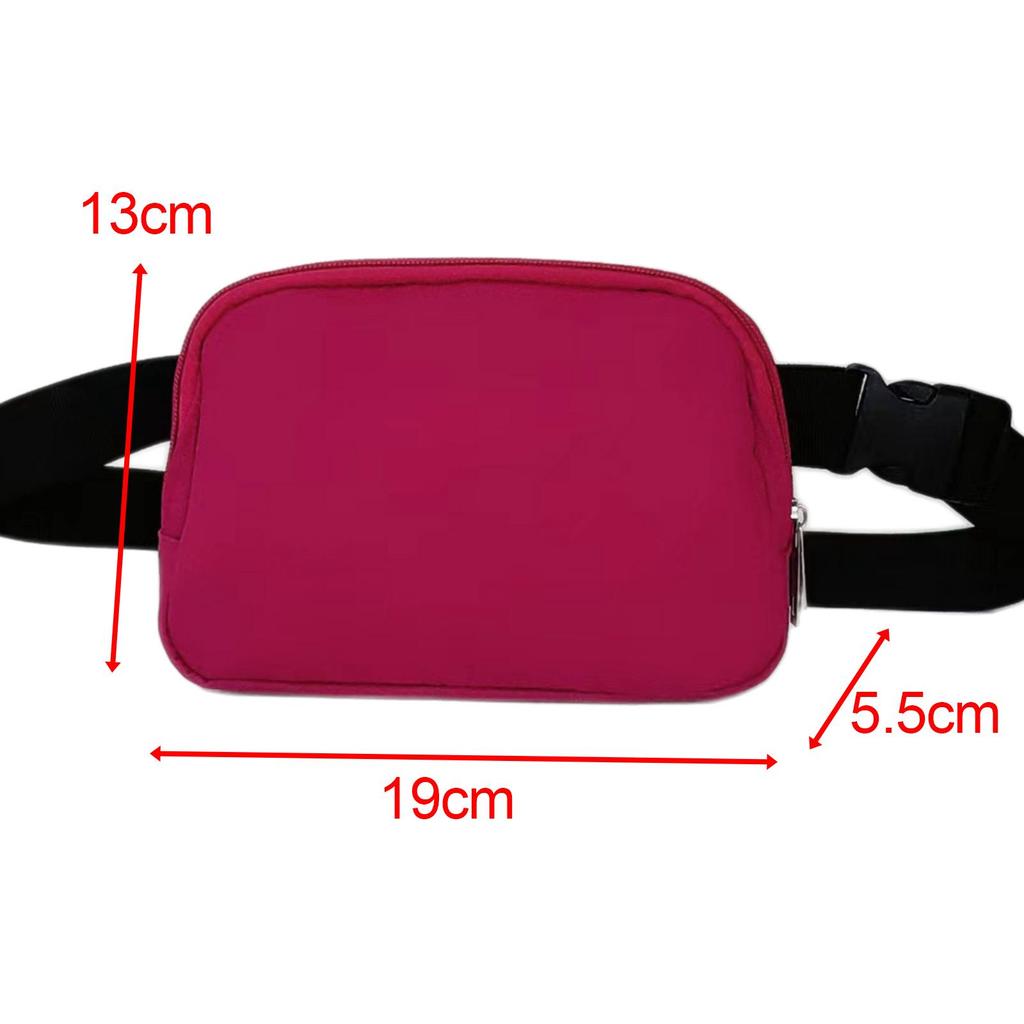 Portable Running Waist Pack Fanny Unisex Small Purse Water Resistant Fashionable Hip Bag for