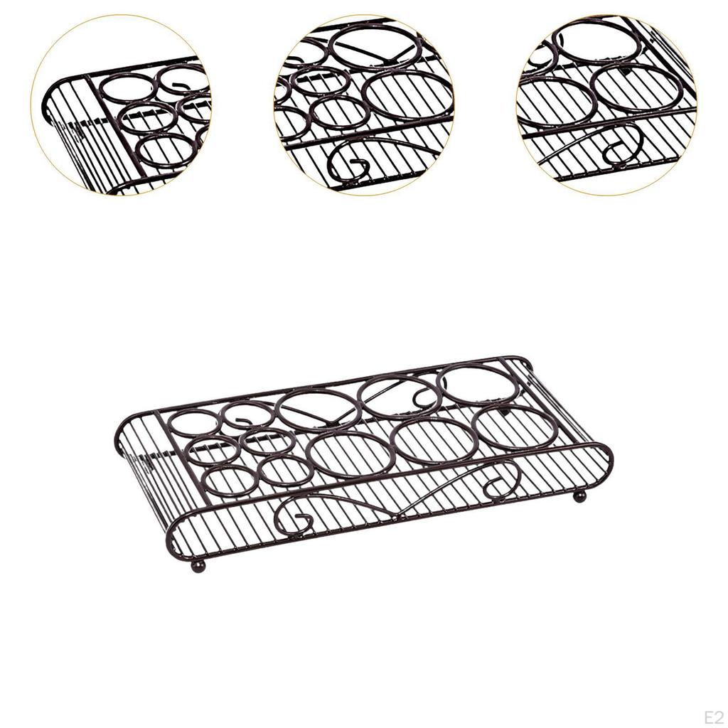 Glass Stand, Holder, Sturdy Display Stand for Bar Accessories, Compact Holder Tasting