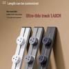 Ultra-thin White Movable Kitchen Drawer Slides with Surface-Mounted Universal Socket and USB Ports